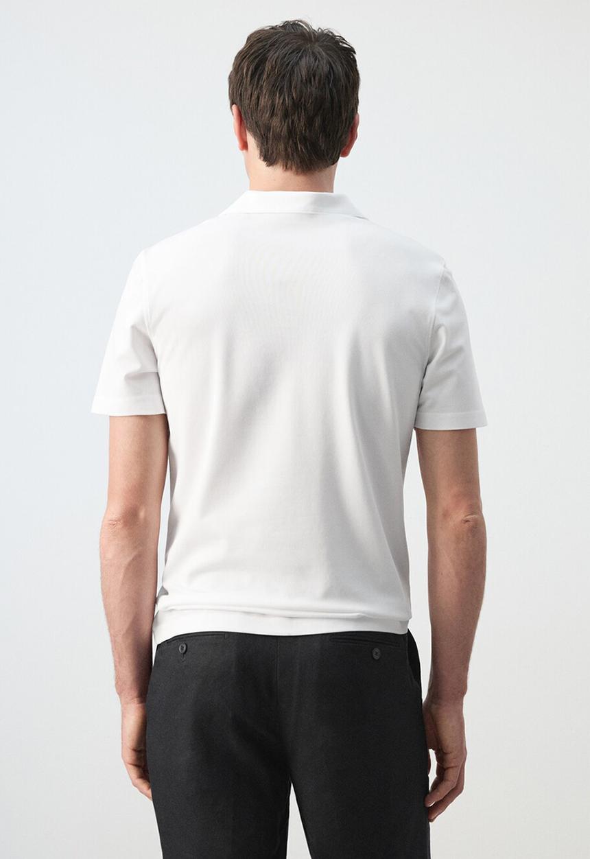 MANGO - Polo Shirt Taga - White