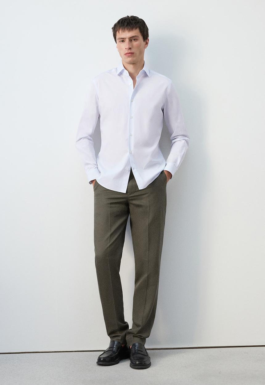 MANGO - Shirt Vecchia - White