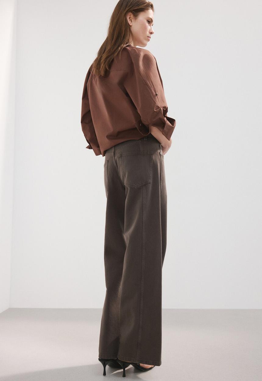 MANGO - Jeans rachel - dark brown