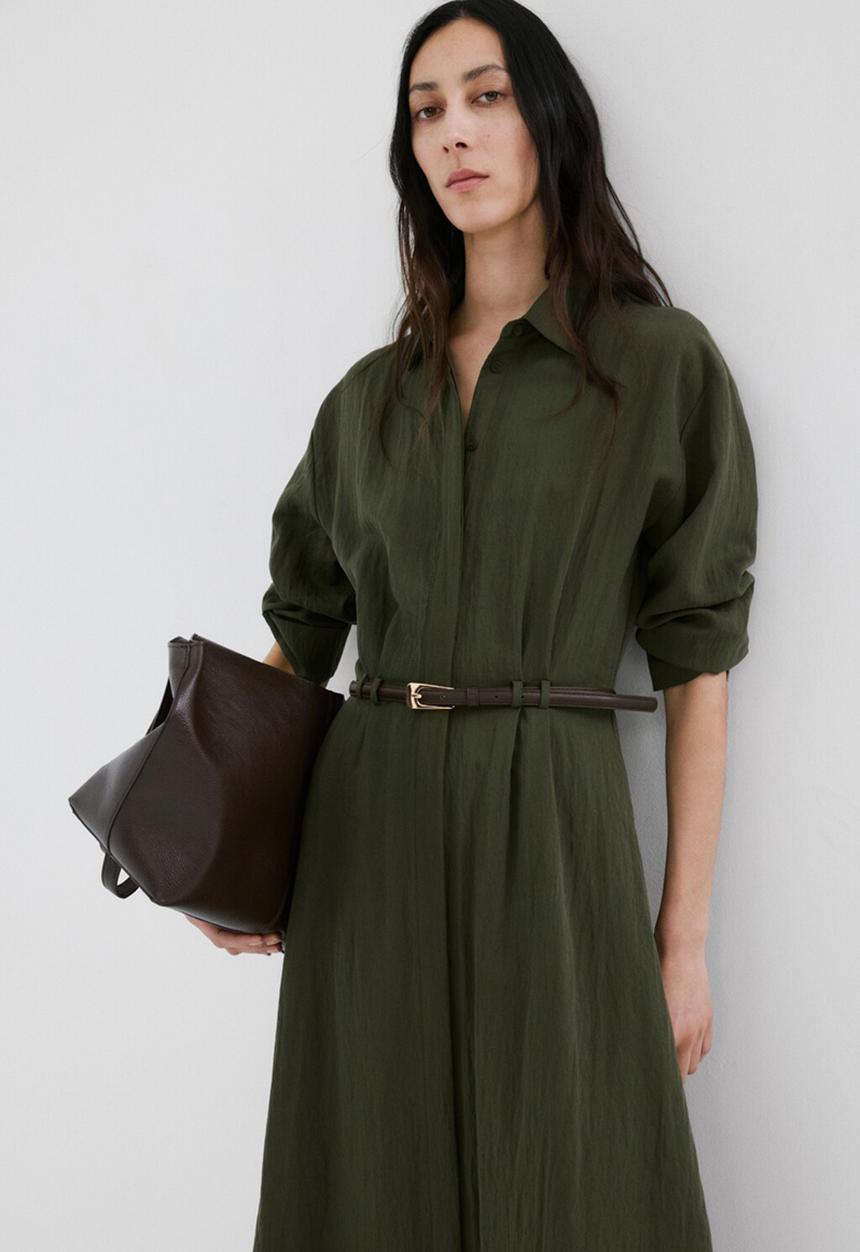 MANGO - Dress trecky- khaki