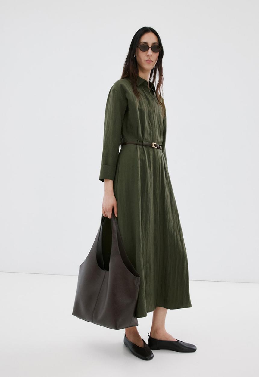 MANGO - Dress trecky- khaki