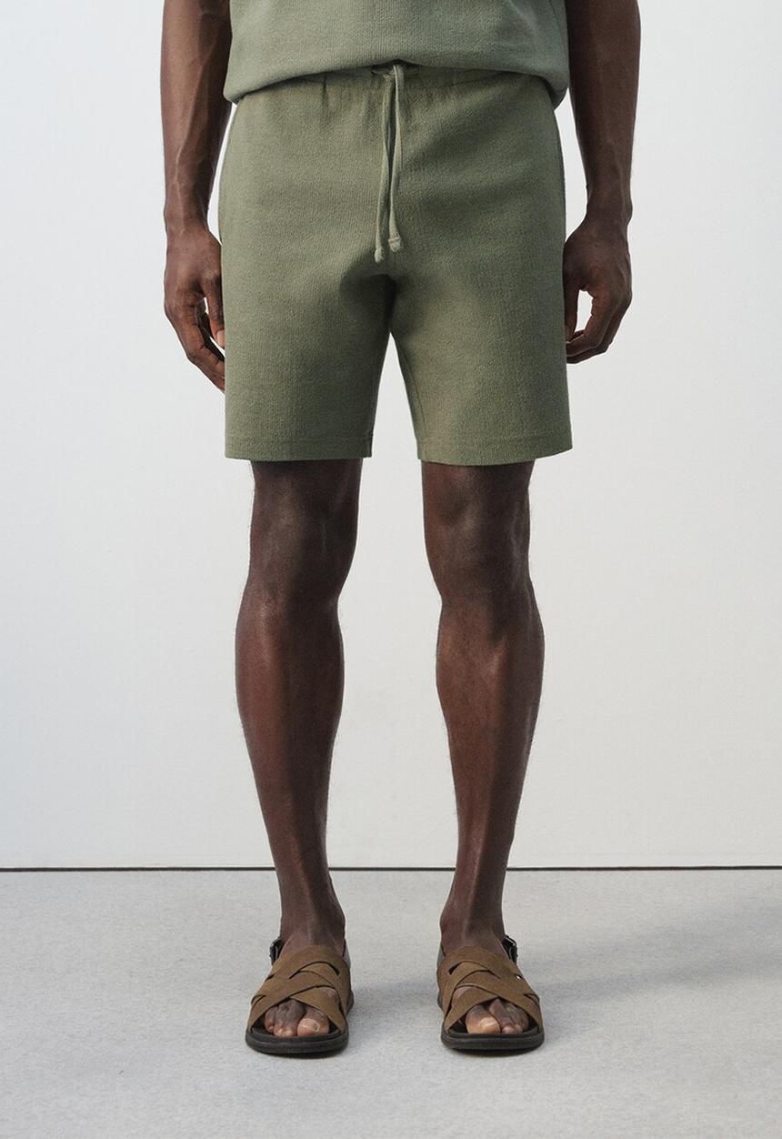 MANGO - Shorts Xavis - Medium Green