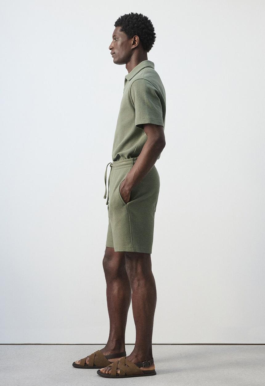 MANGO - Shorts Xavis - Medium Green