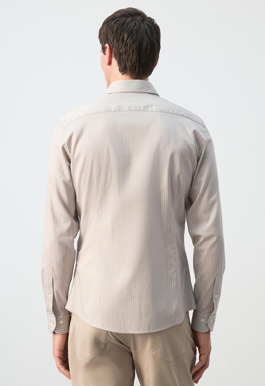 MANGO - Shirt Fer - Sand