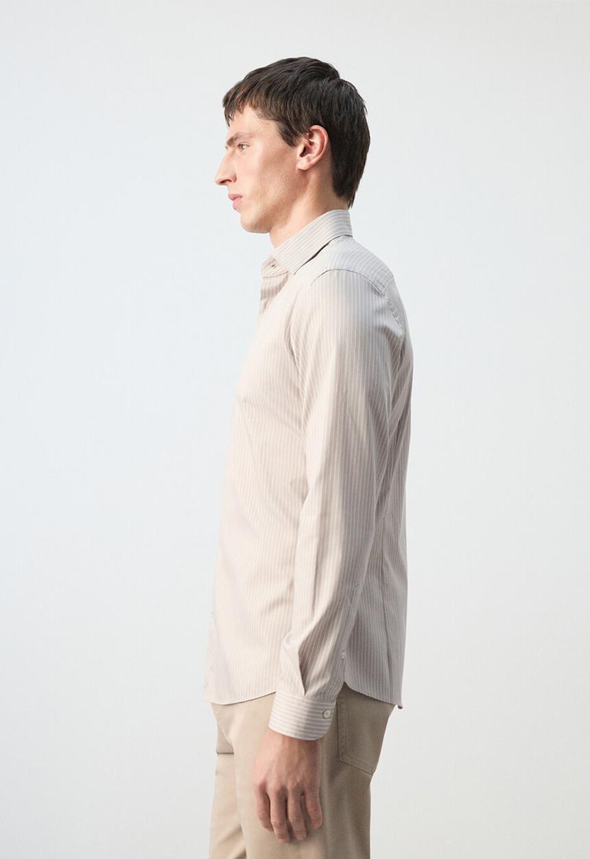 MANGO - Shirt Fer - Sand
