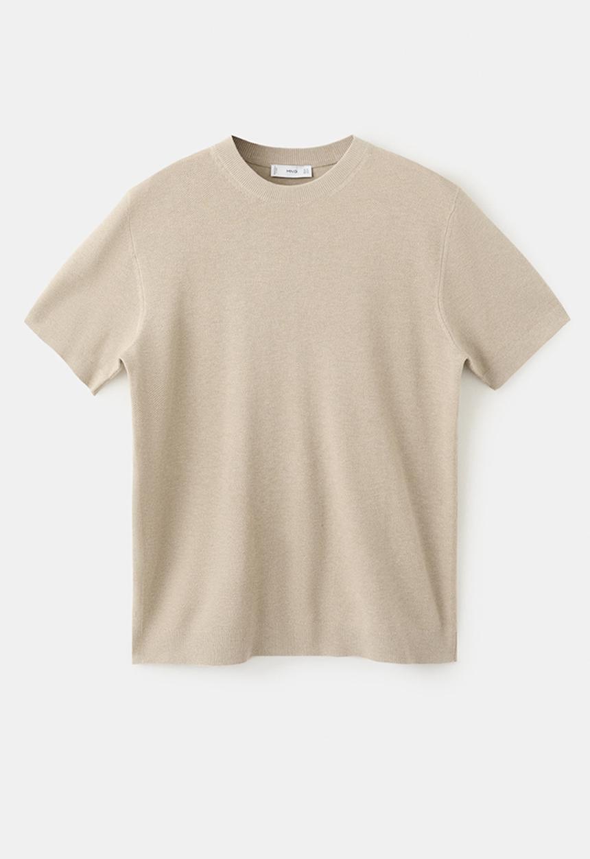 MANGO - T-Shirt Andrew - Beige