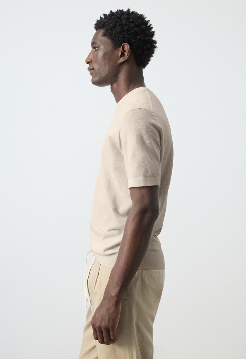 MANGO - T-Shirt Andrew - Beige