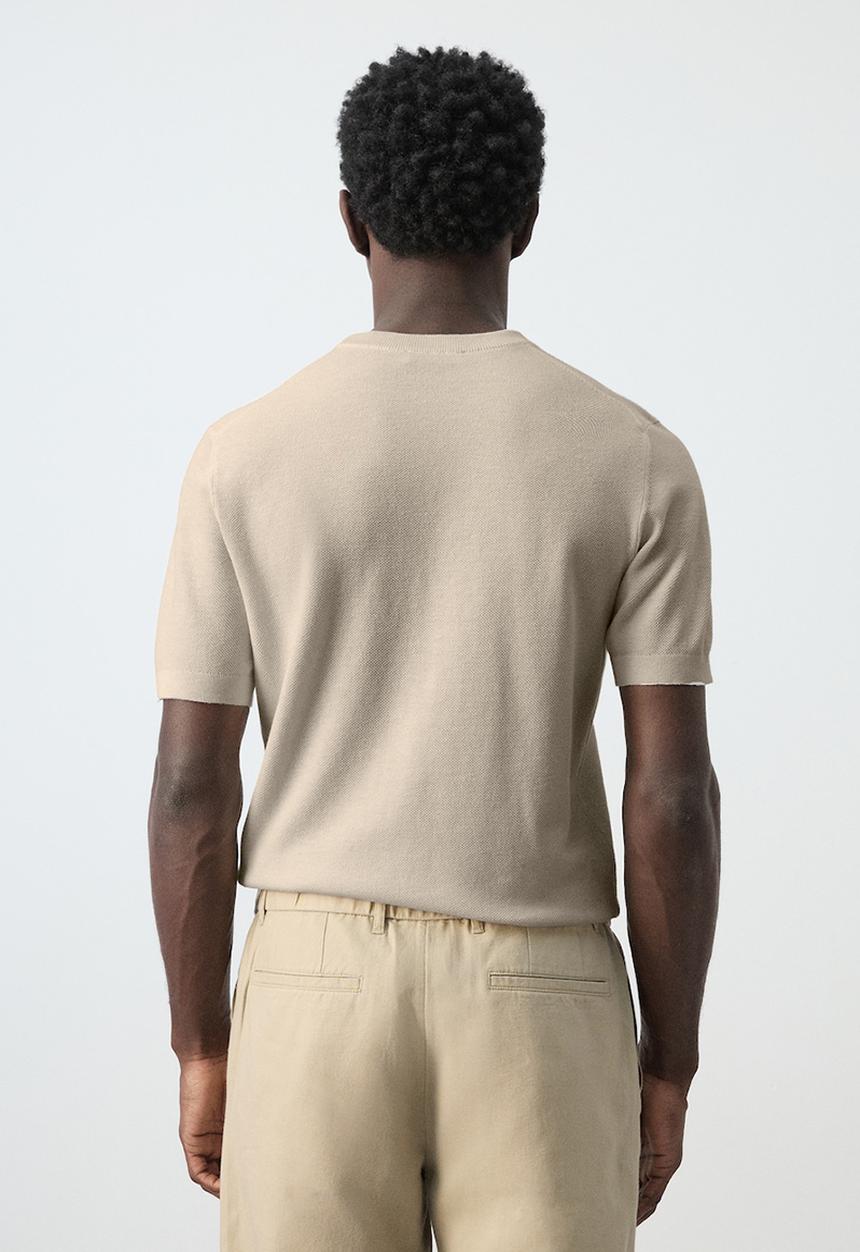 MANGO - T-Shirt Andrew - Beige