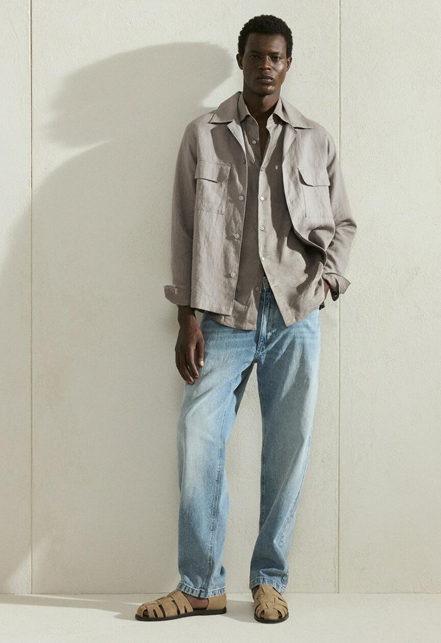 MANGO - Jeans Andreas - Open Blue