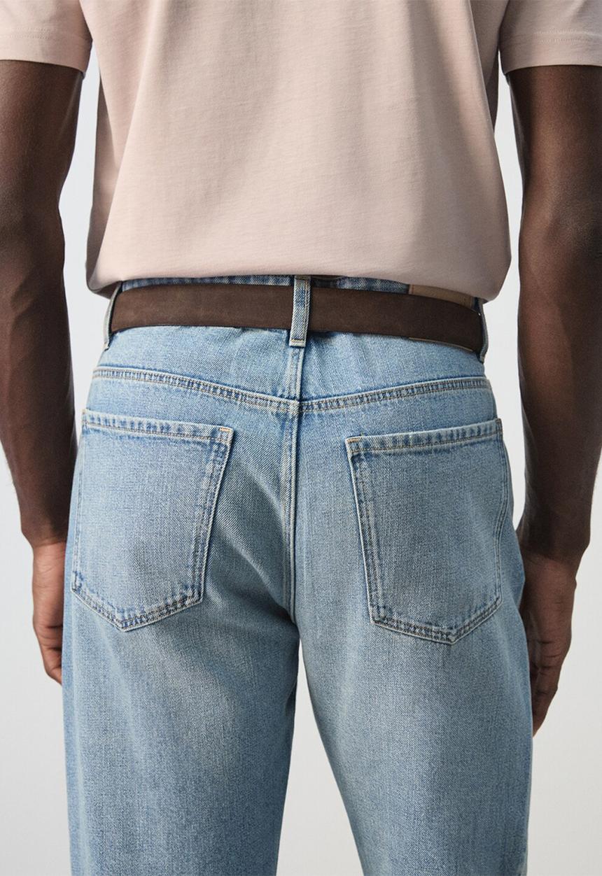 MANGO - Jeans Andreas - Open Blue