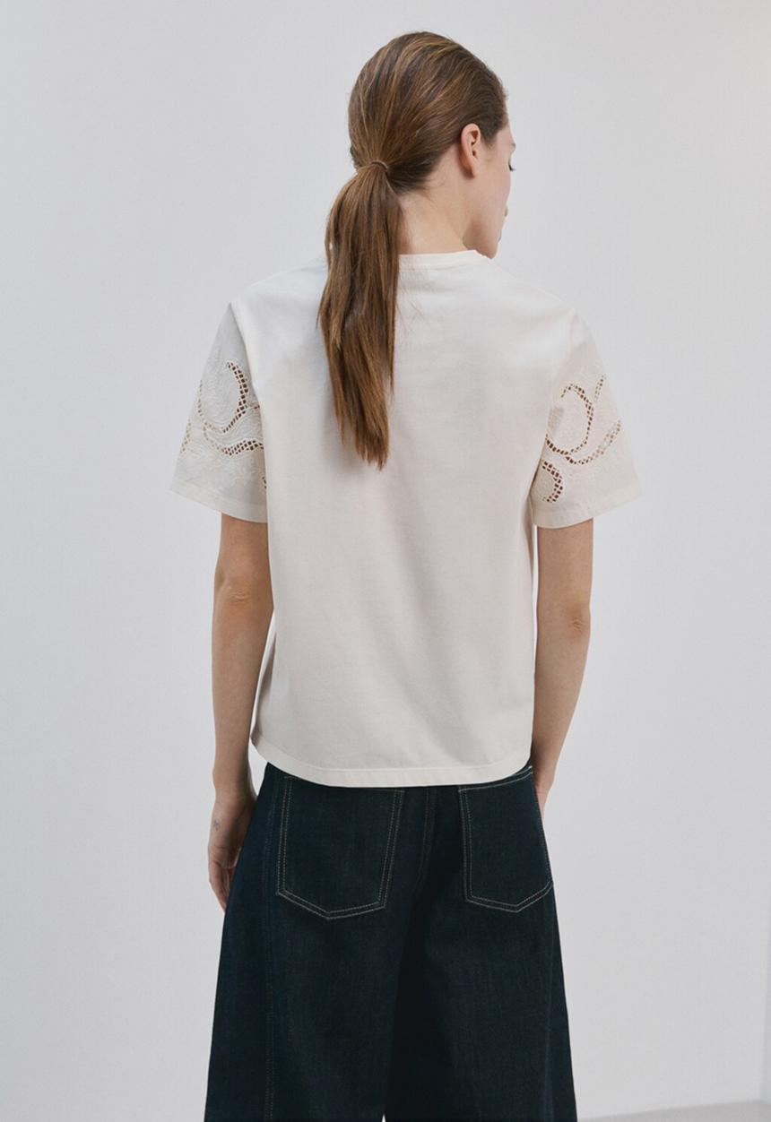 MANGO - T-shirt petunia - light beige