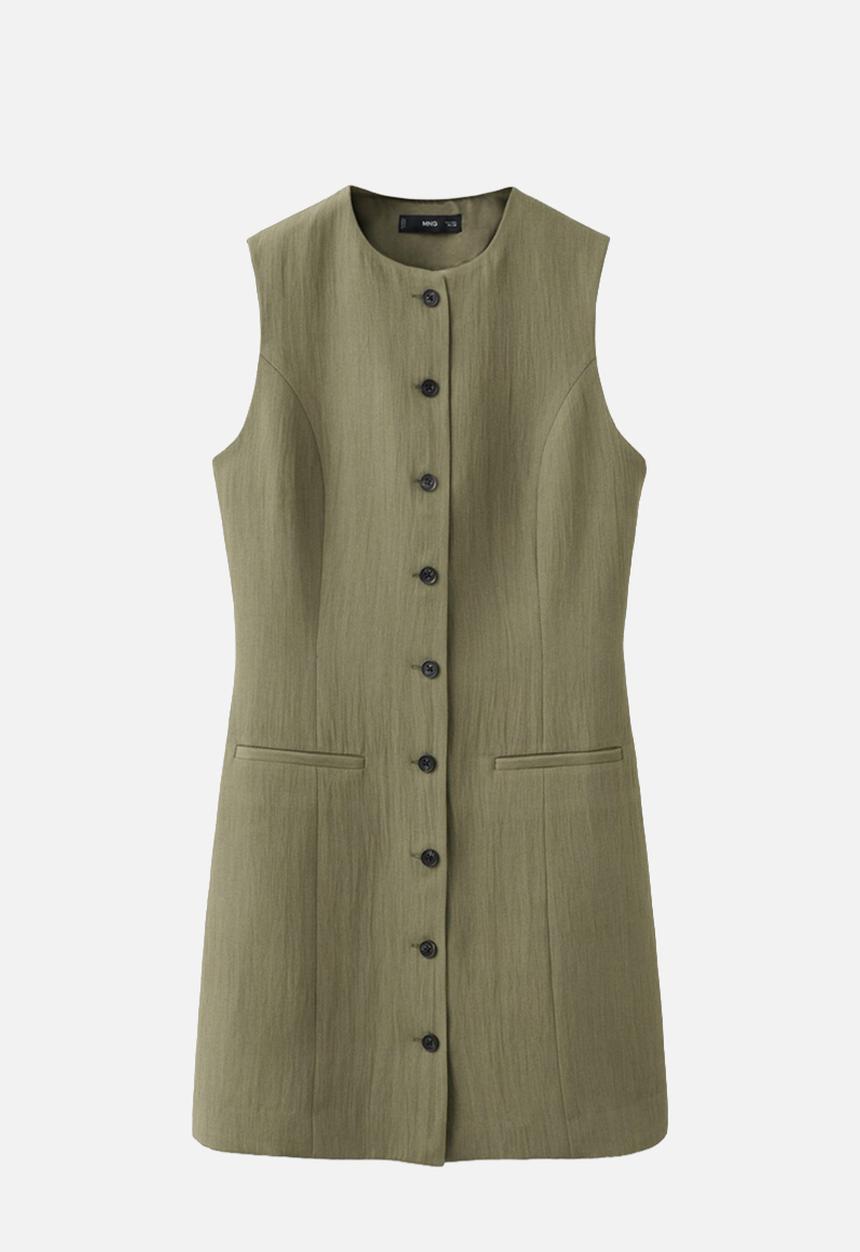 MANGO - Dress vivi - green