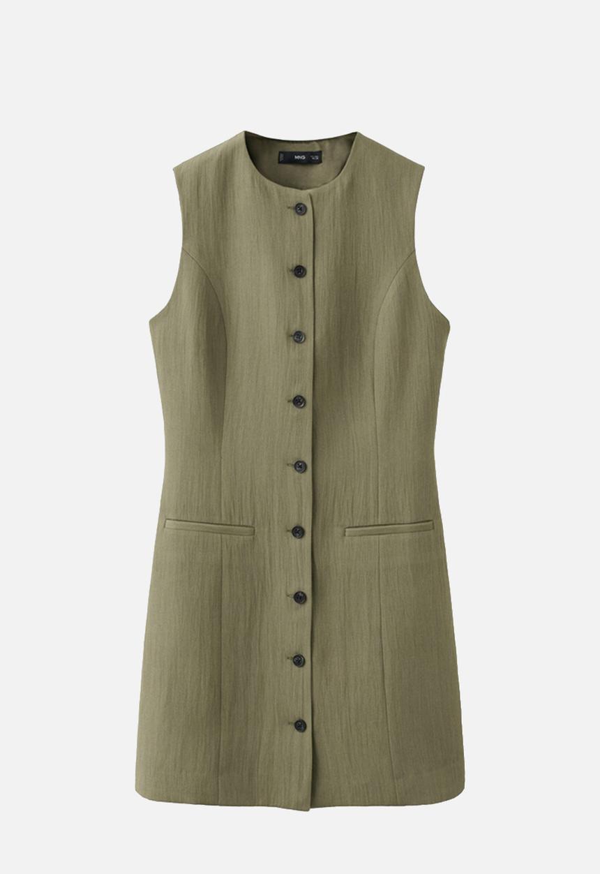 MANGO - Dress vivi - green
