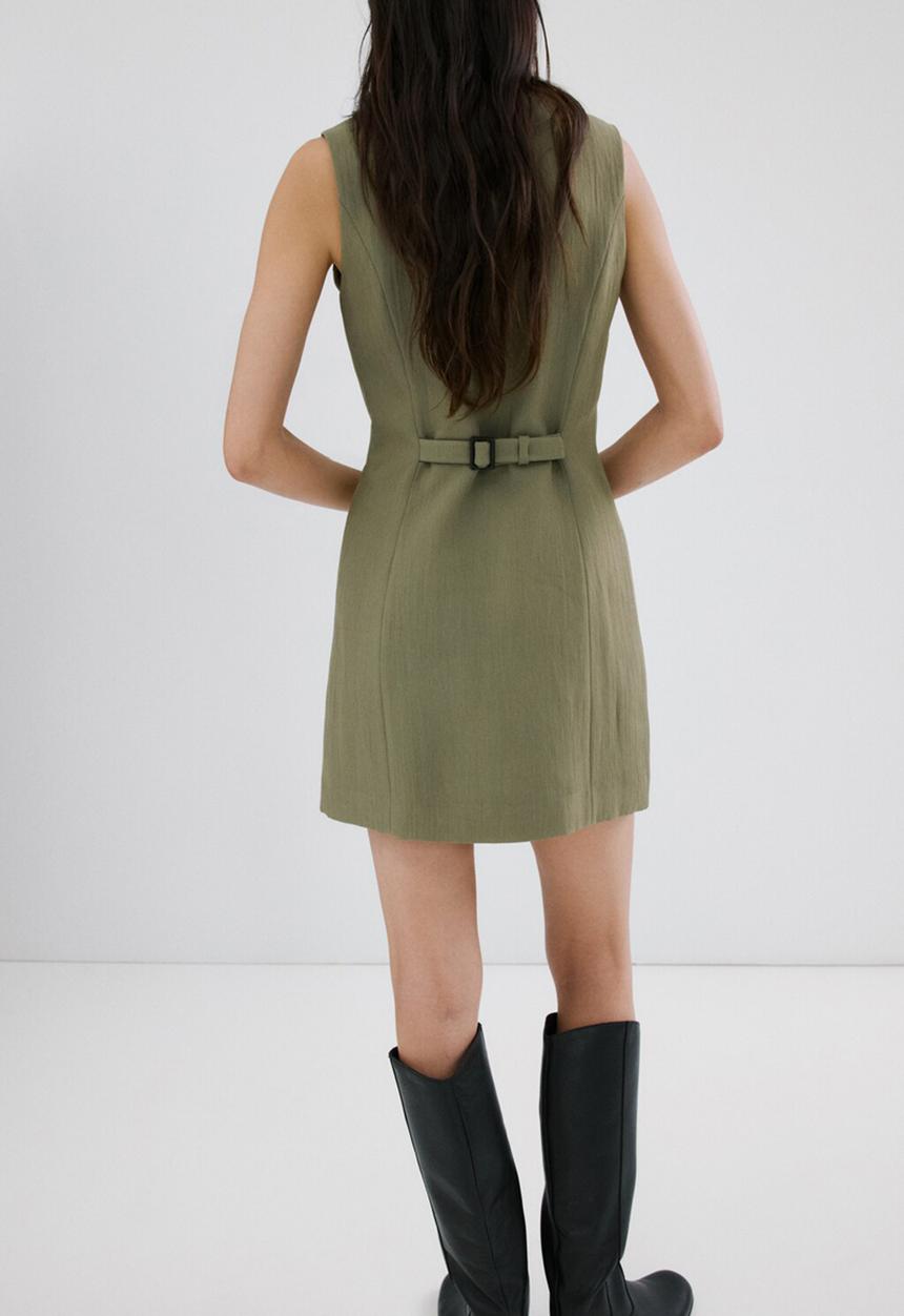 MANGO - Dress vivi - green