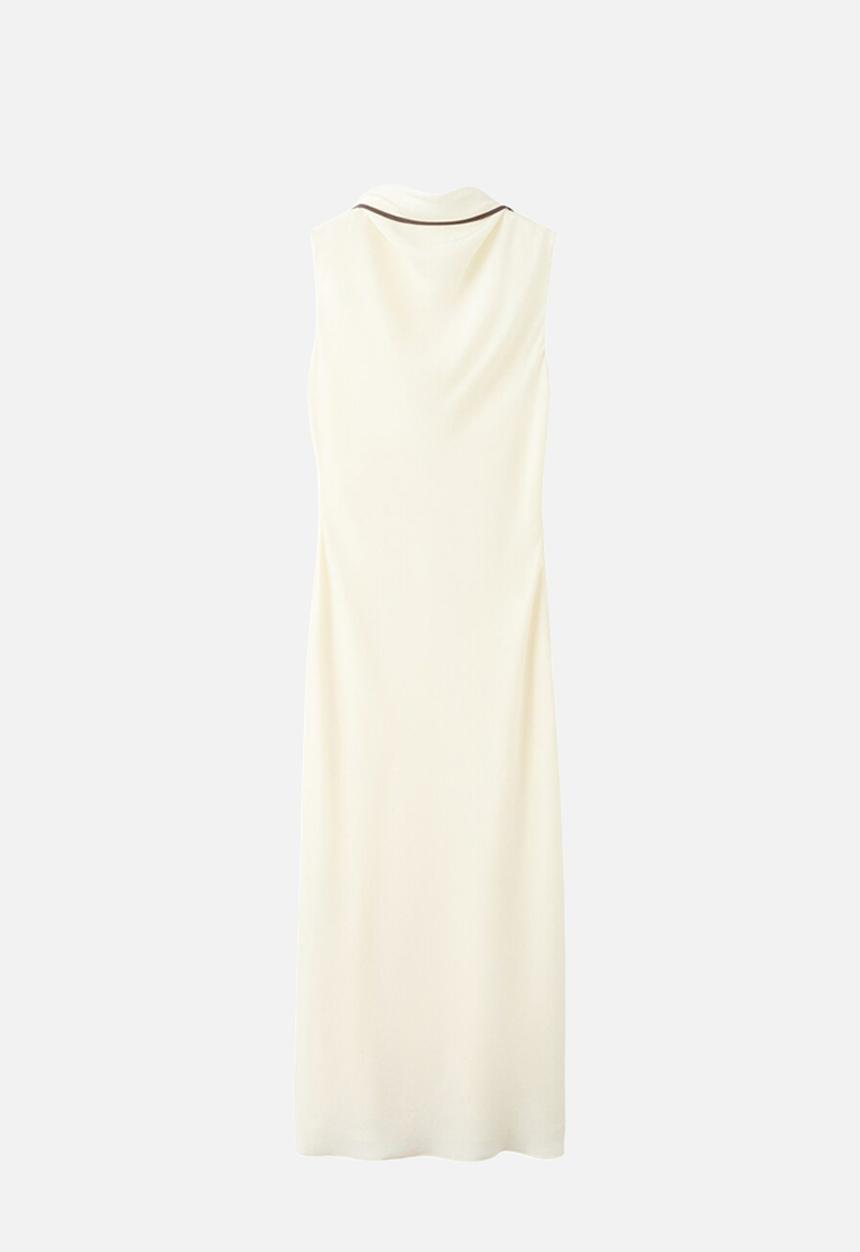MANGO - Dress carine - light/pastel yellow