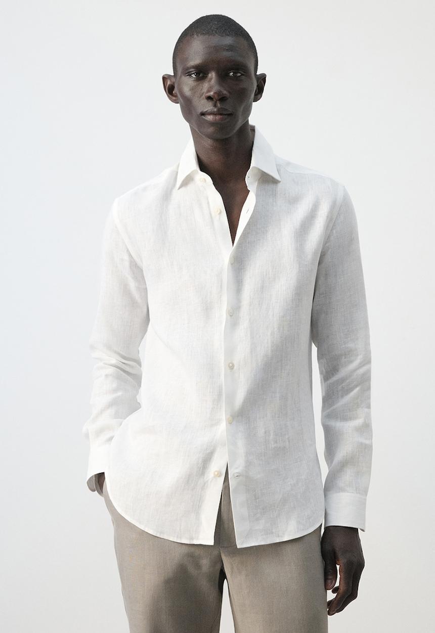 MANGO - Shirt Tucan - White