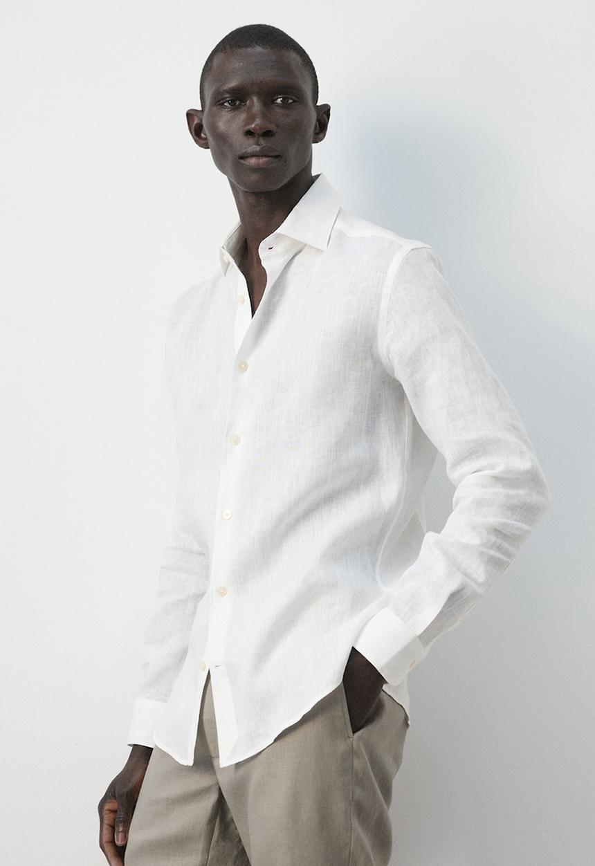 MANGO - Shirt Tucan - White
