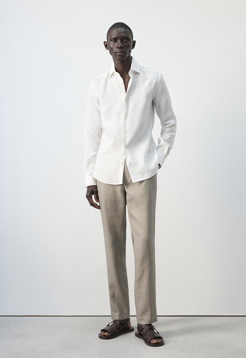 MANGO - Shirt Tucan - White