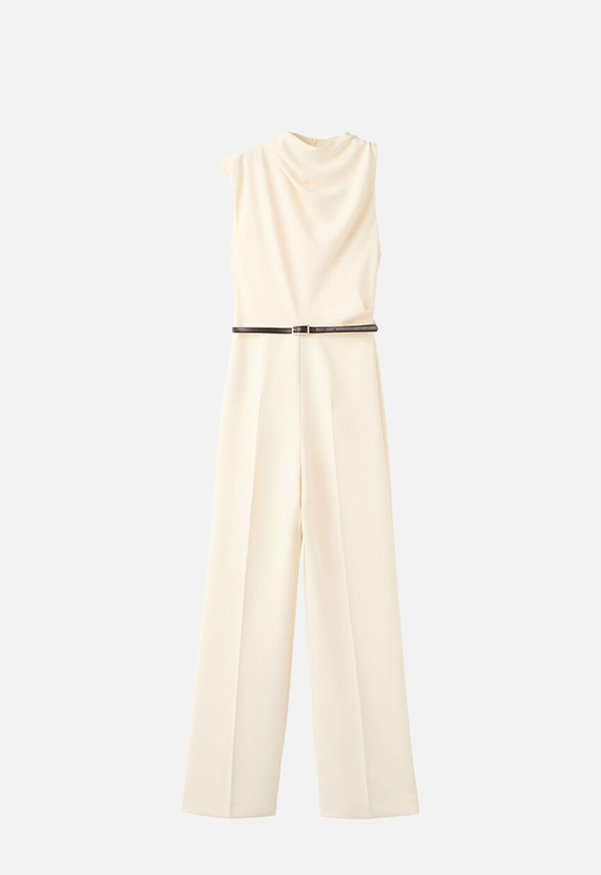 MANGO - Jumpsuit madison - light beige