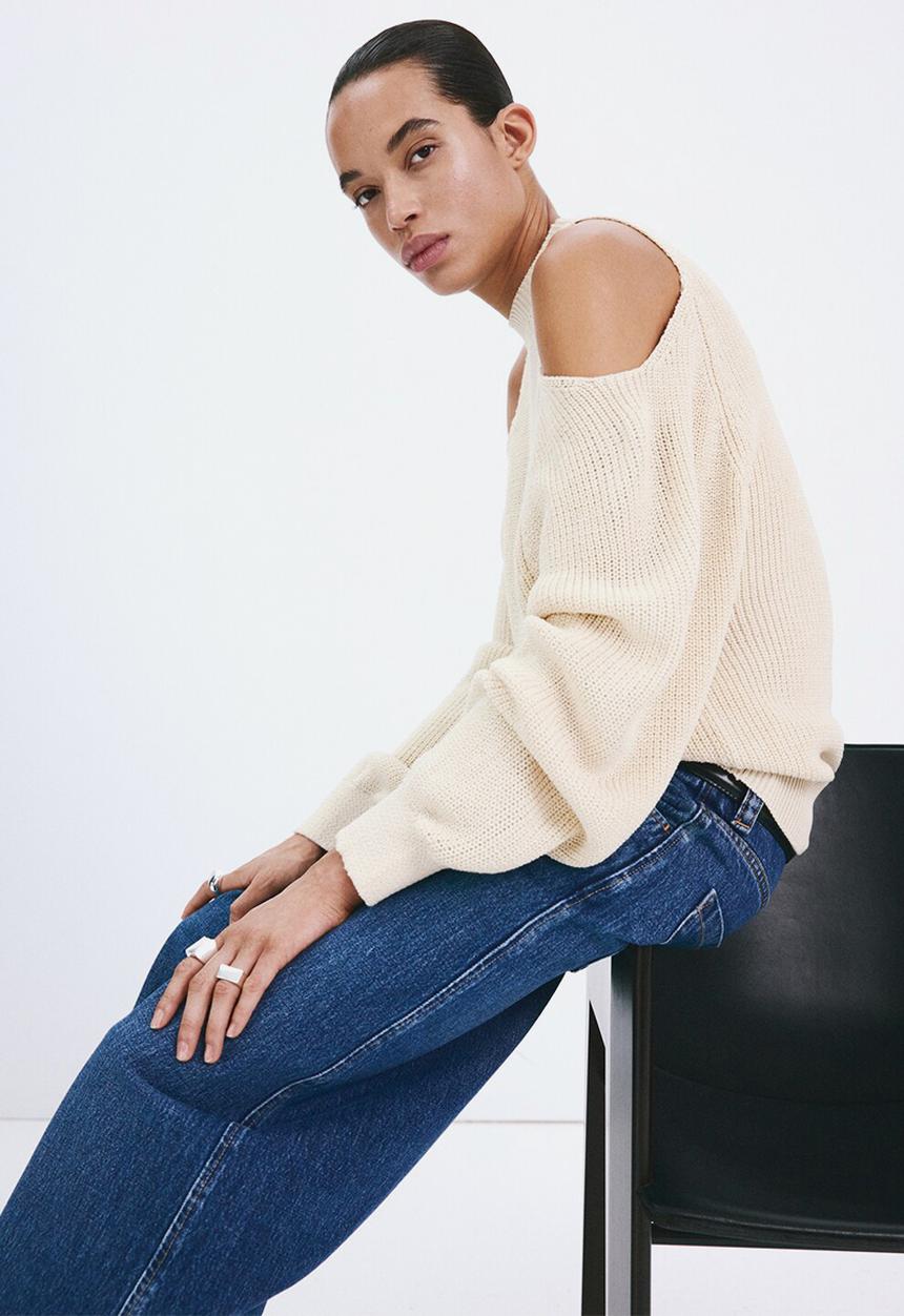 MANGO - Sweater cranc - light beige