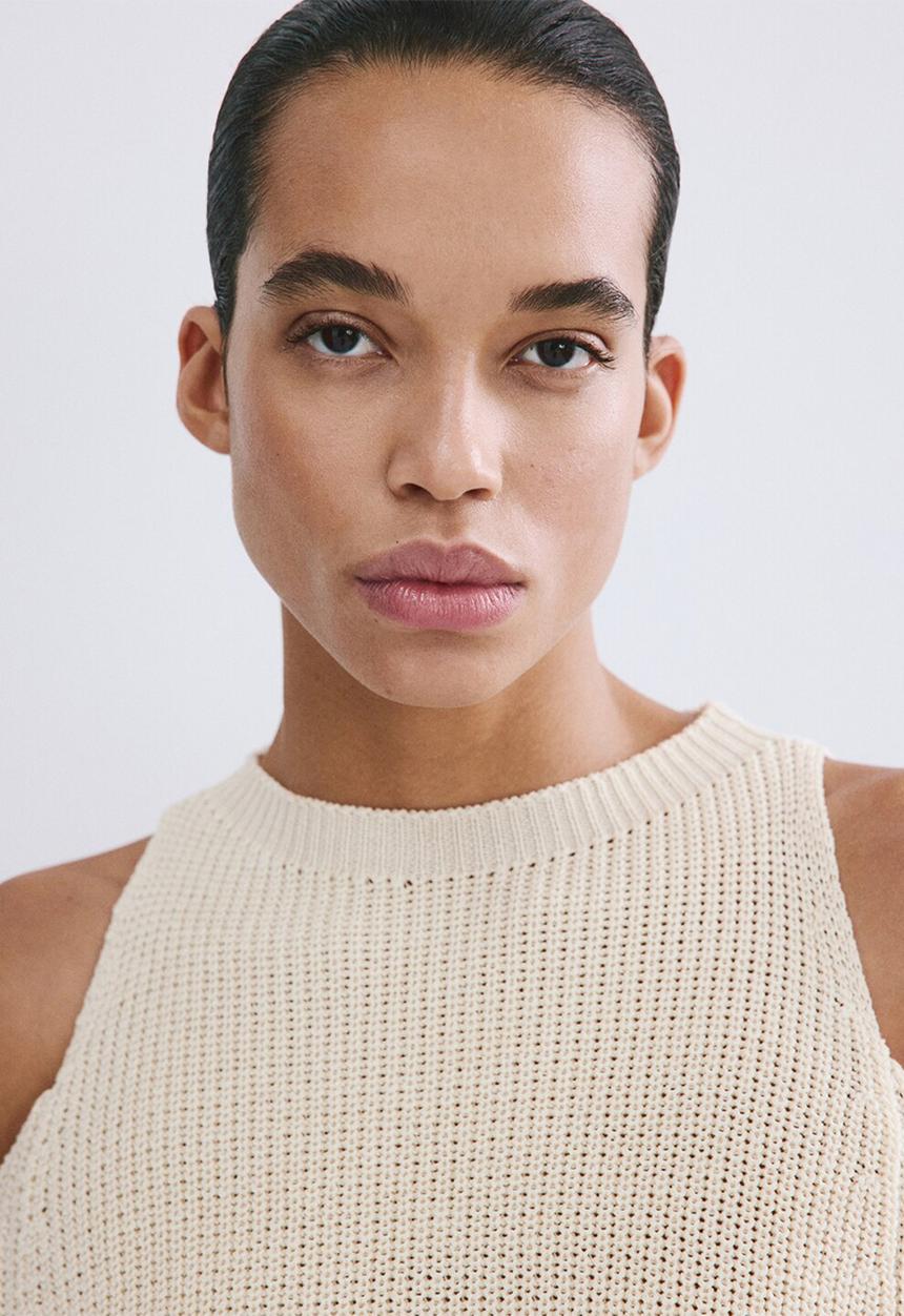 MANGO - Sweater cranc - light beige