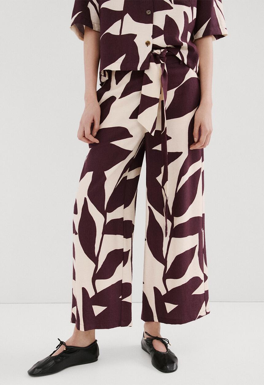 MANGO - Trousers plumas - light beige