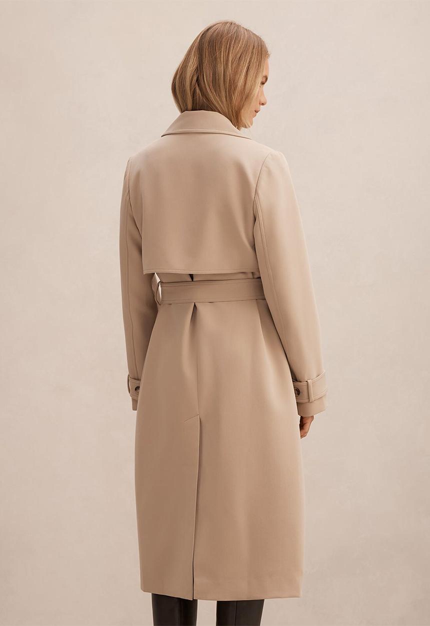 Lilah Trench Coat in Neutral