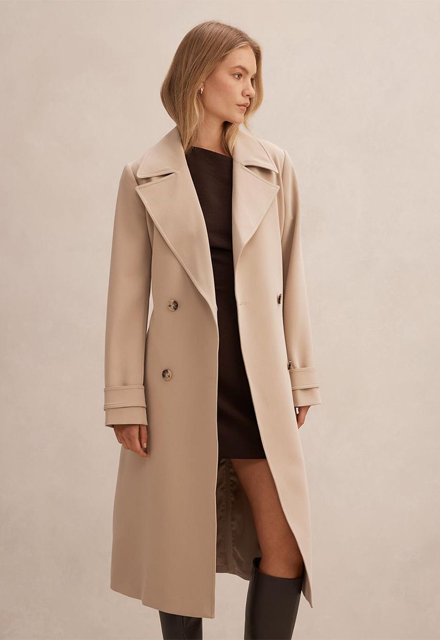 Forever New - Lilah Trench Coat in Neutral