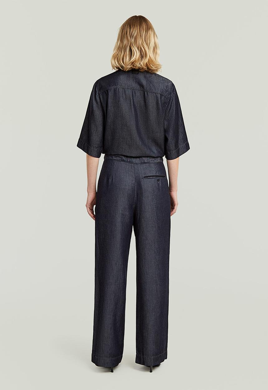 G-STAR - Regular jumpsuit short sleeve wmn - rinsed