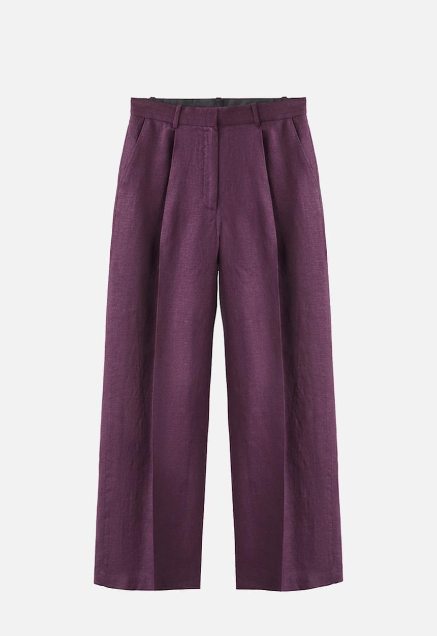 MANGO - Trousers tempoli - medium purple
