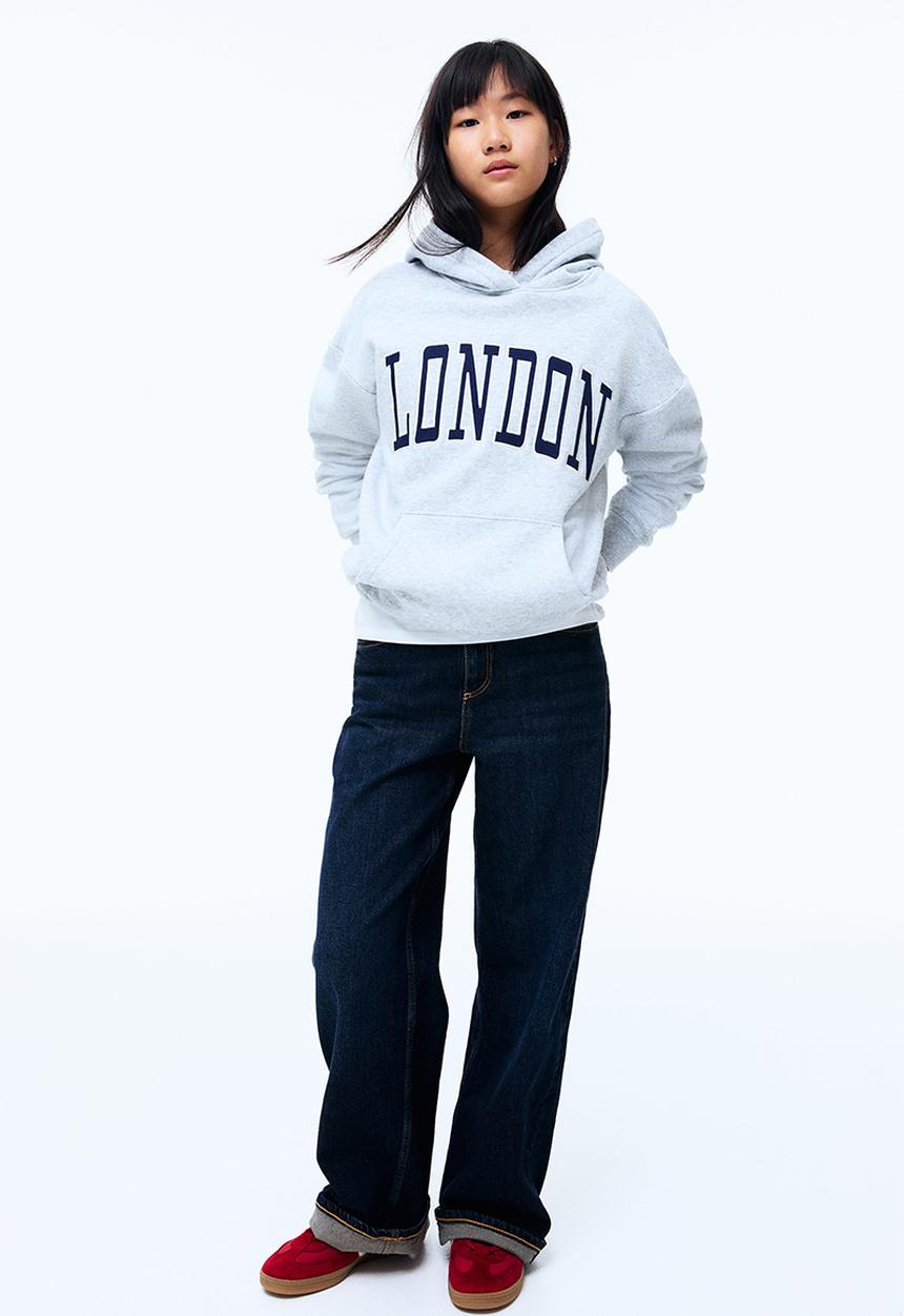 H&M - Wide leg jeans - dark denim blue