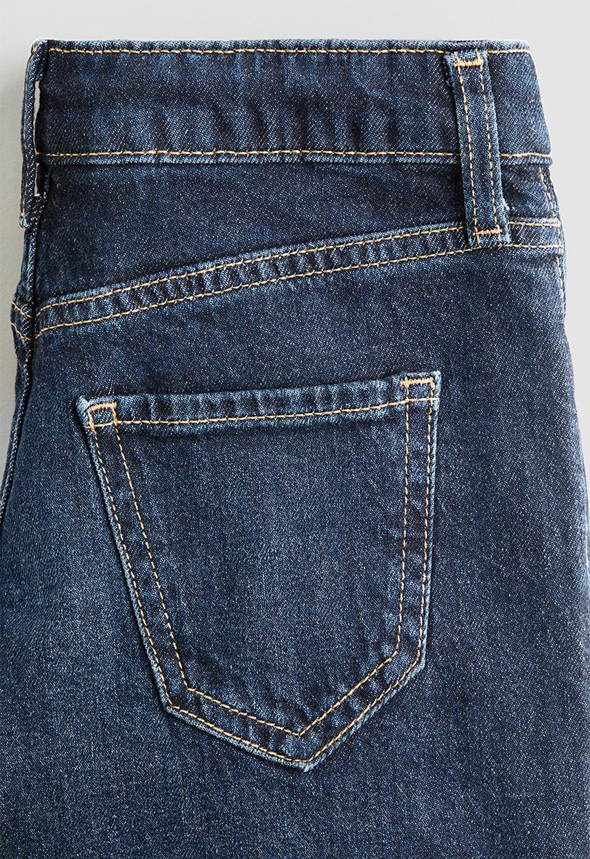 H&M - Wide leg jeans - dark denim blue