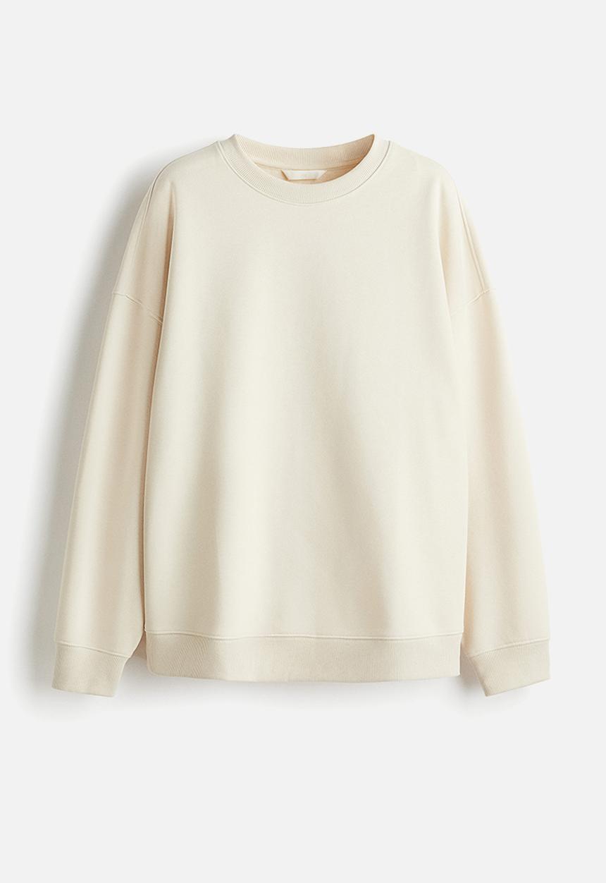 H&M - Oversized sweatshirt - cream