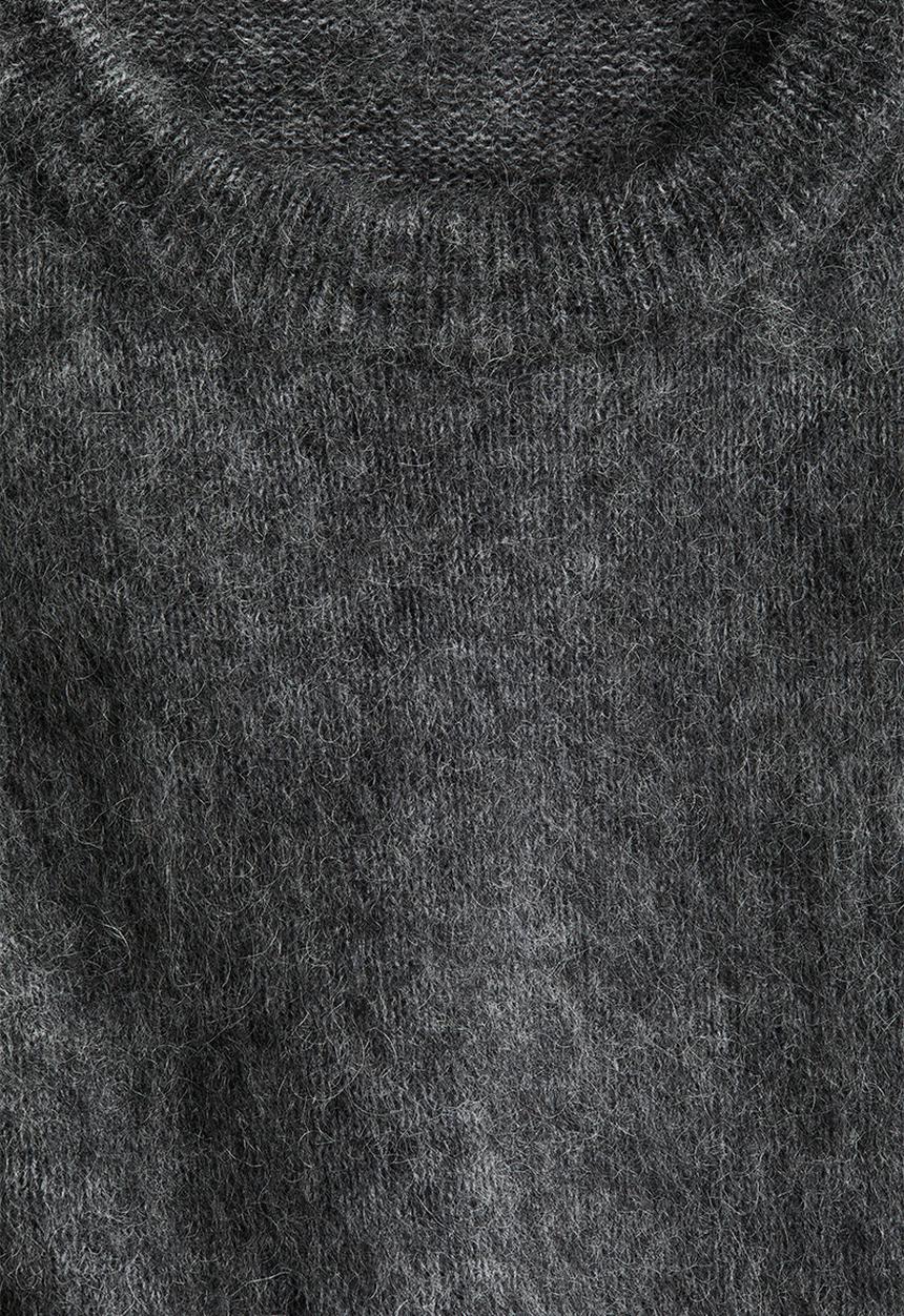 H&M - Mohair-blend jumper - dark grey marl