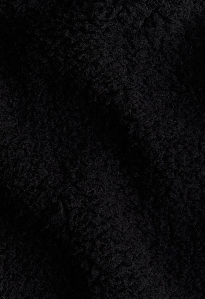 H&M - Teddy hoodie - black
