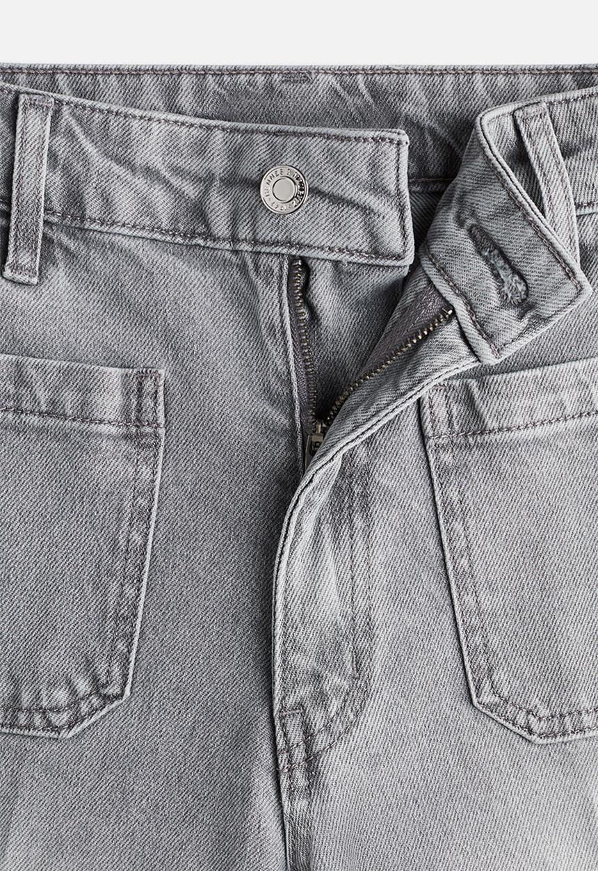 H&M - Wide high jeans - grey