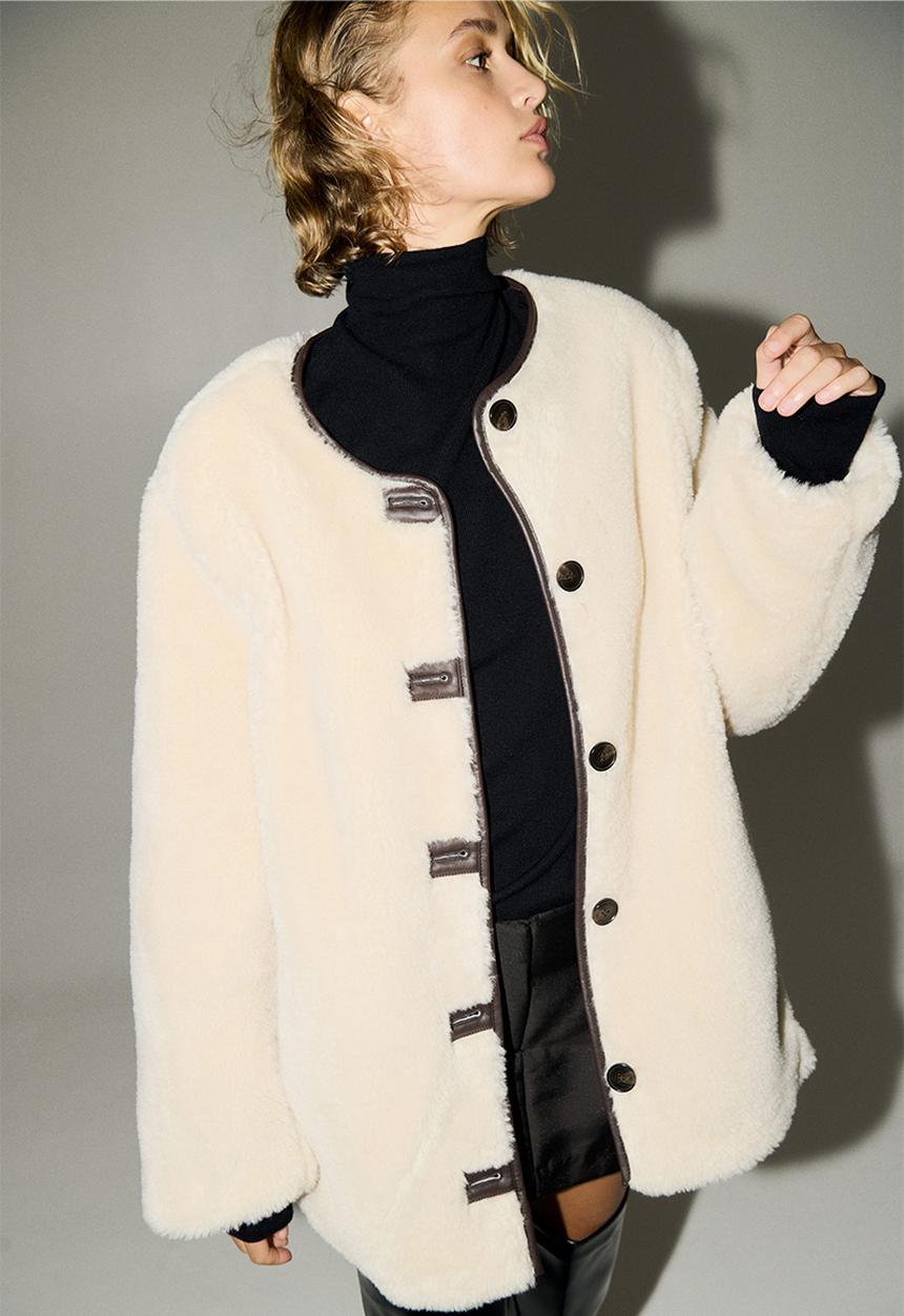 H&M - Jacket - light beige