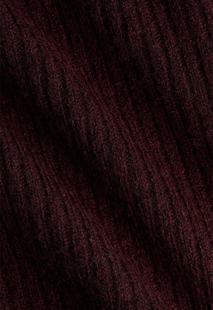 H&M - Off-the-shoulder jumper - burgundy