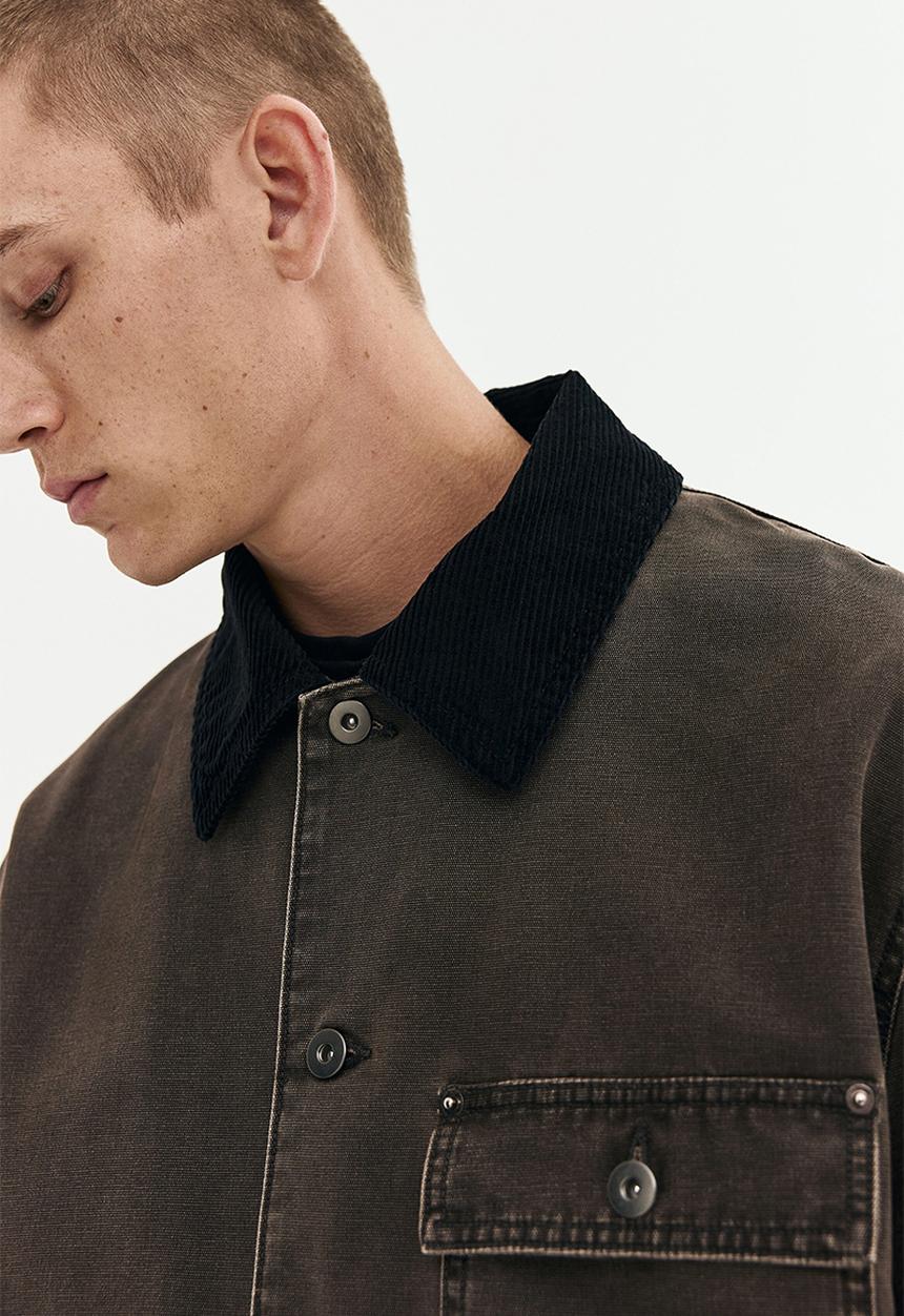 H&M - Cotton canvas jacket - dark grey