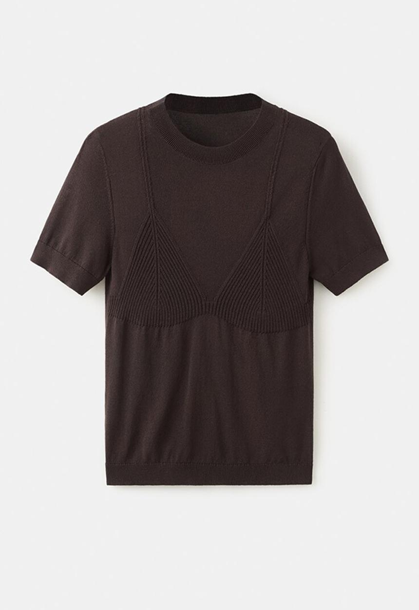 MANGO - Sweater meta - brown