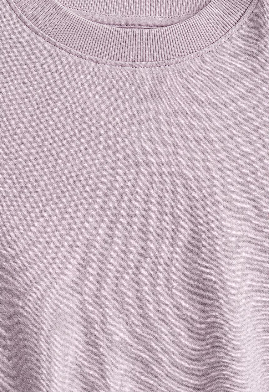 H&M - Frilled sweatshirt - light purple