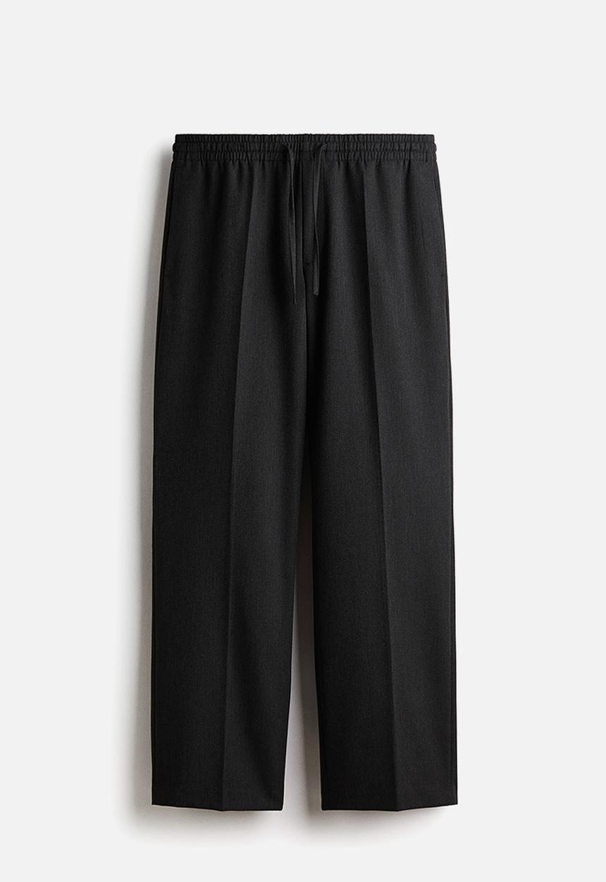 H&M - Relaxed fit trousers - dark grey
