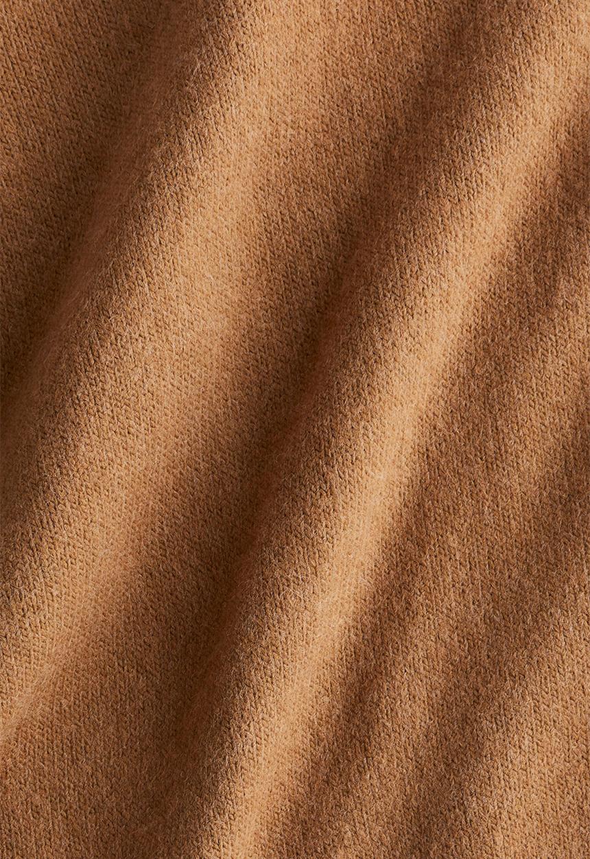 H&M - Short-sleeved jumper - dark beige