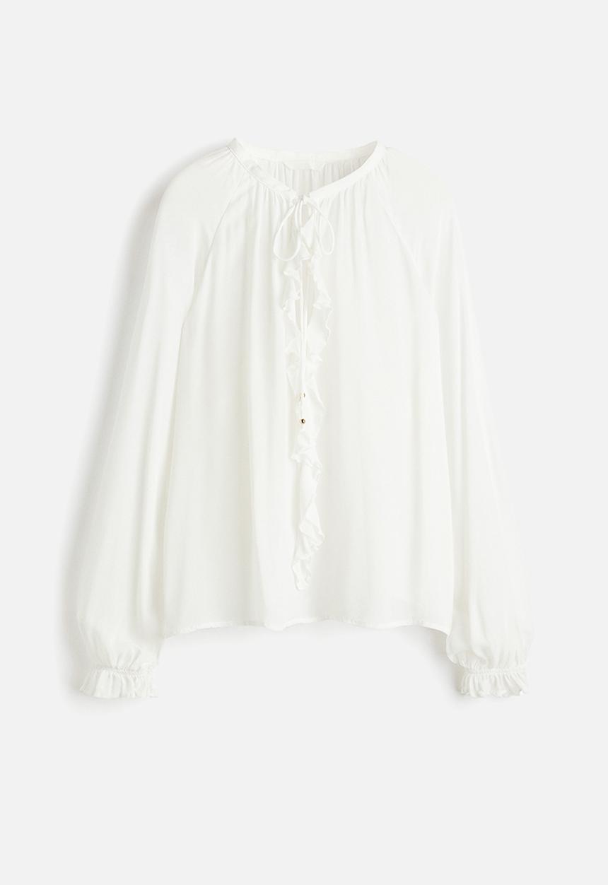H&M - Chiffon blouse - white