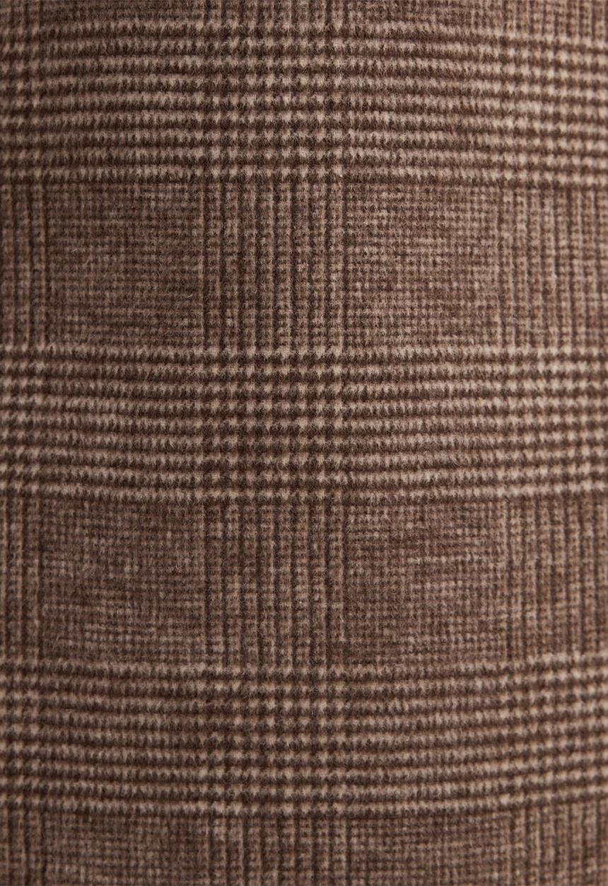 Forever New - Molly check mini skirt in mid brown check set