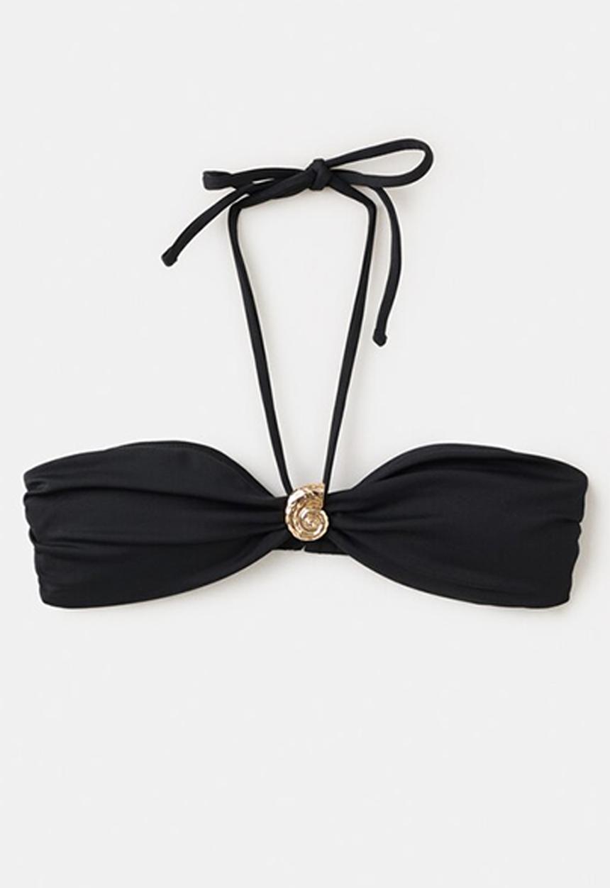MANGO - Bikini top kilda- black