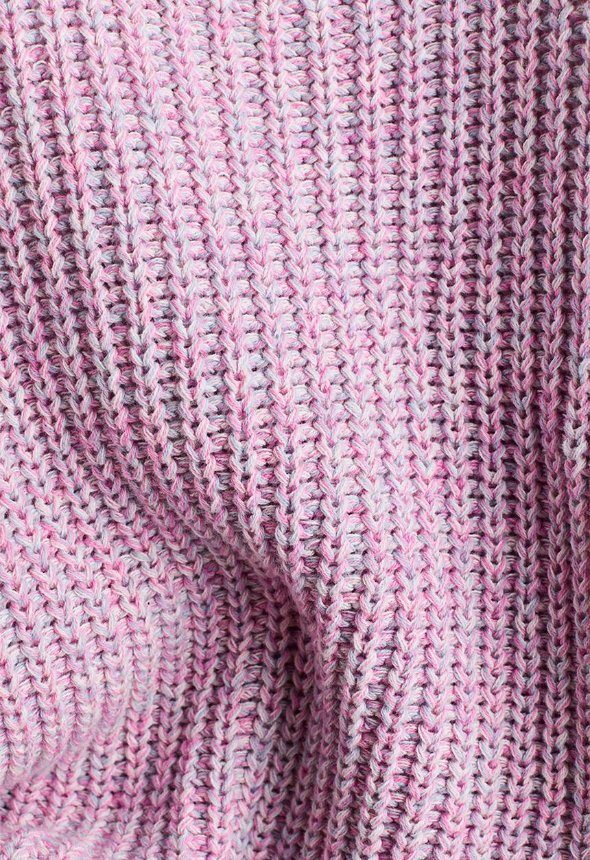 H&M - Patent-knit cotton jumper - light dusty pink