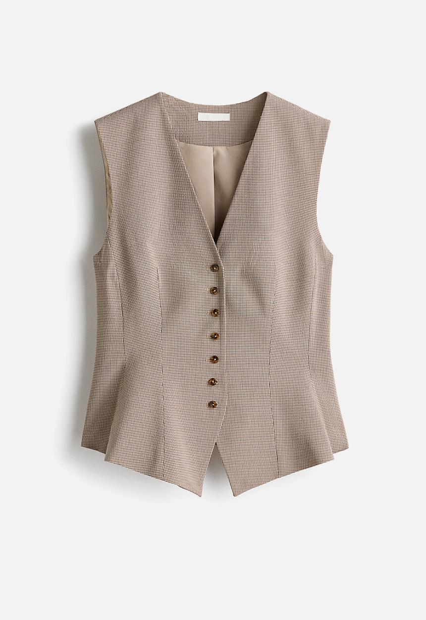 H&M - Peplum waistcoat - beige