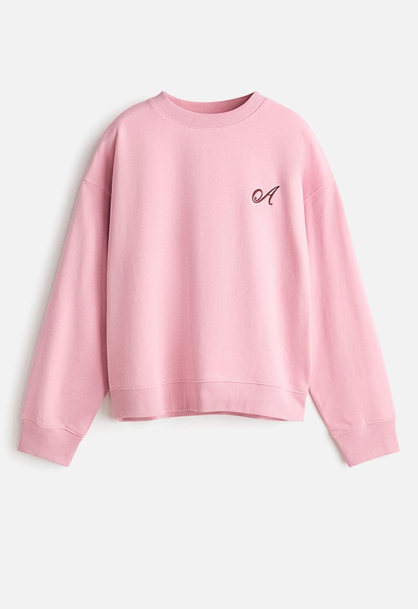 H&M - Motif-detail sweatshirt - pink/a