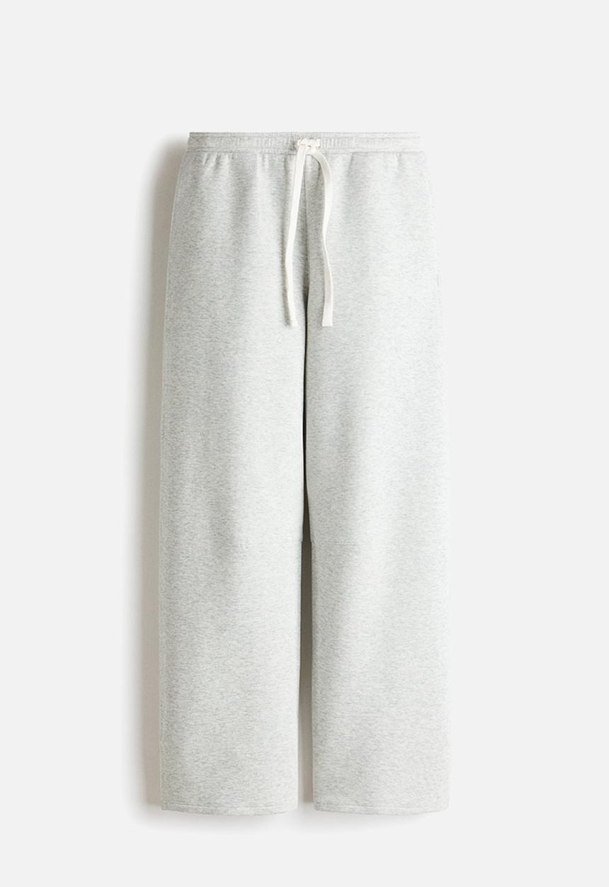 H&M - Scuba barrel joggers - light grey marl